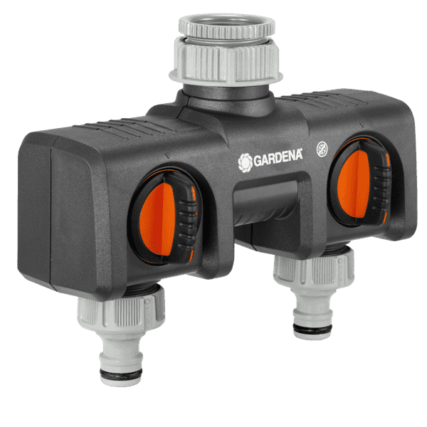 Distribuidor de 2 vias con llave para canilla (0819320)